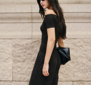 UPF50+ Stretchcosy Jersey Wide Leg Pants