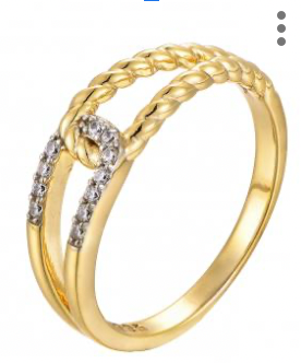 Daisy Gold Chain Ring