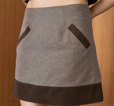 Stone Mini Skirt