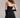 Hand-Appliqué Floral Maxi Dress - Black