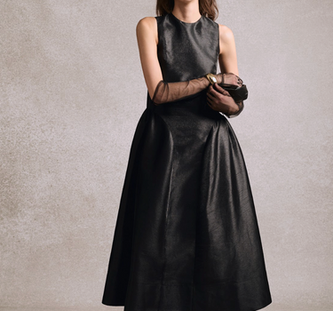 Structured Panelled Midi Dress