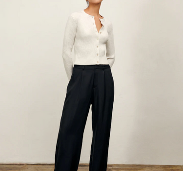 Hayley Slim Ribbed Cardigan
