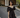 Twist Detail Cotton Midi Dress - Black