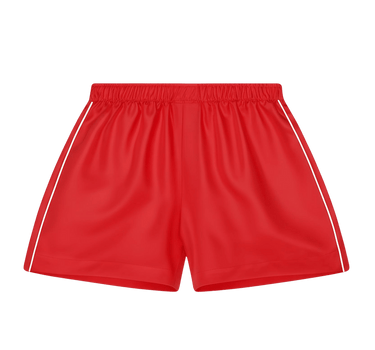 Sporty In Silk Track Shorts