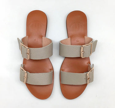 Stay Sandals in Dark Ecru