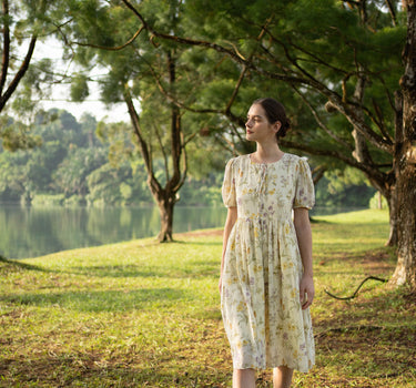 Sunvine Cotton Dress - Nature's Palette