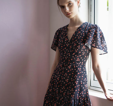 That Sunday Cotton Dress in Evening Blossom