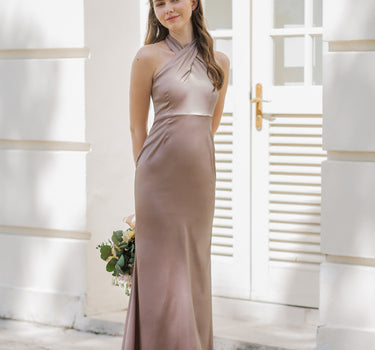 All The Feels Halter Mermaid Dress