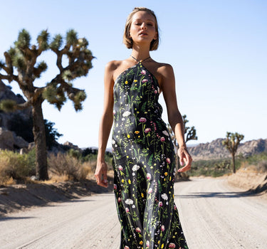 00's Halter Dress | Enchanted Print