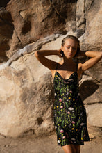 60s Mini Slip Dress | Enchanted Print