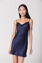 60s Mini Slip Dress | French Navy