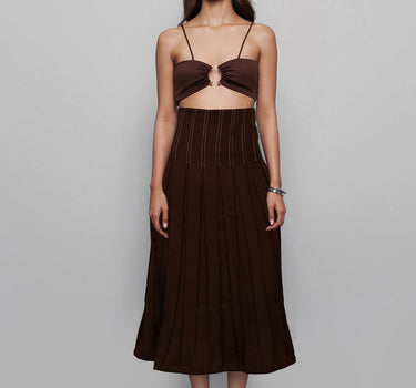 Cinched Corset Skirt