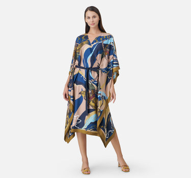 Silk Wrap Kaftan