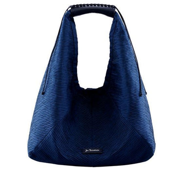 Pleated Silk Small Hobo Bag