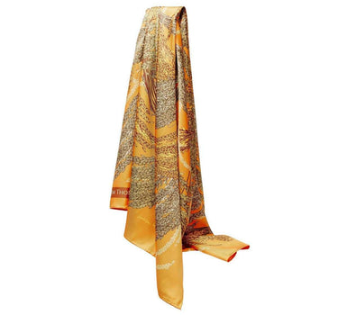 Rice Silk Twill Printed Scarf