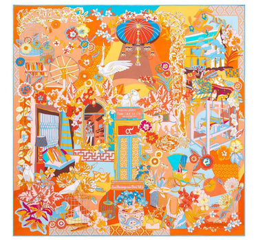 Jim Thompson Surawong Silk Twill Scarf
