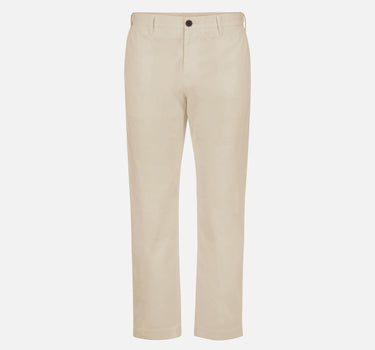 Solid Cotton Casual Pants