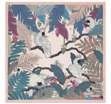 Cockatoo Silk Twill Scarf