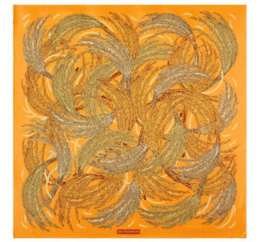 Rice Silk Twill Printed Scarf