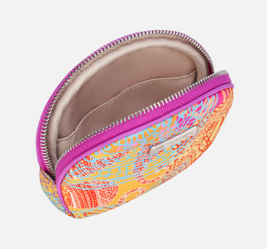 Coin Card Purse Check Paisley