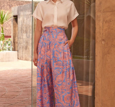 Oversized Boxy Silk Shirt