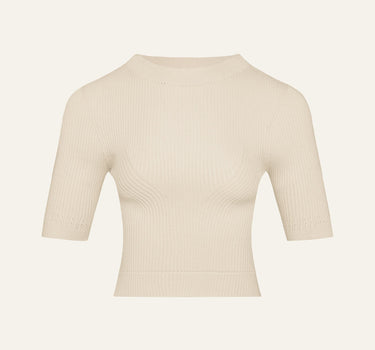Seamless Knit Sleeved Top