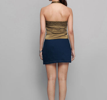 Olive Smock Top