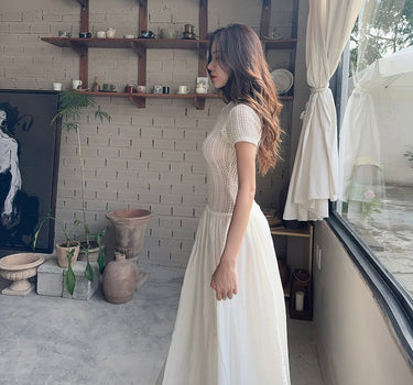 Helen Dress - Cream White