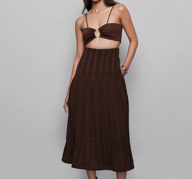 Cinched Corset Skirt