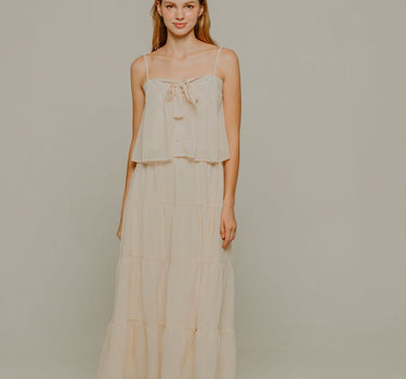 Check Mate Embossed Maxi Skirt