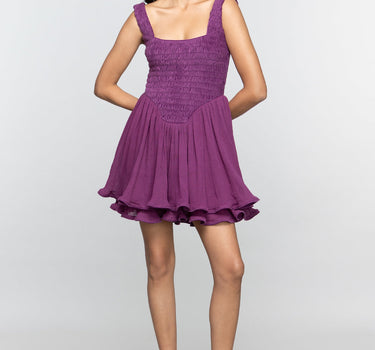 Plum Corset Dress