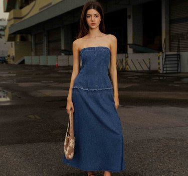 Panelline 2 -Way Denim Dress