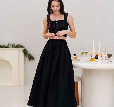 Playful Pleats Skirt