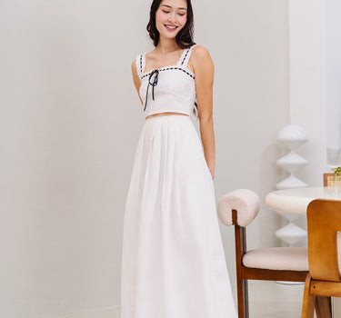 Playful Pleats Skirt