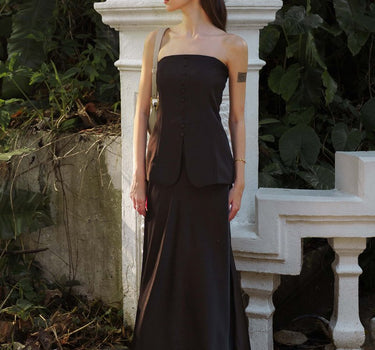 Effortless Bias Cut Maxi Skirt