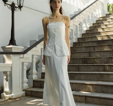 Effortless Bias Cut Maxi Skirt