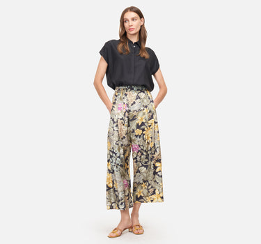 House On The Klong Silk Twill Zip Fisherman Pants