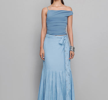 Wrap It Up Denim Skirt