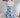 Daisy Dress - White Blue Floral
