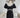 Fiona Dress - Black Polka